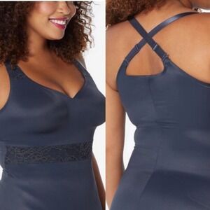 NWT Ruby Ribbon Ultimate Cami Tank Size 50 Smoothing Shaping‎ Midnight Teal